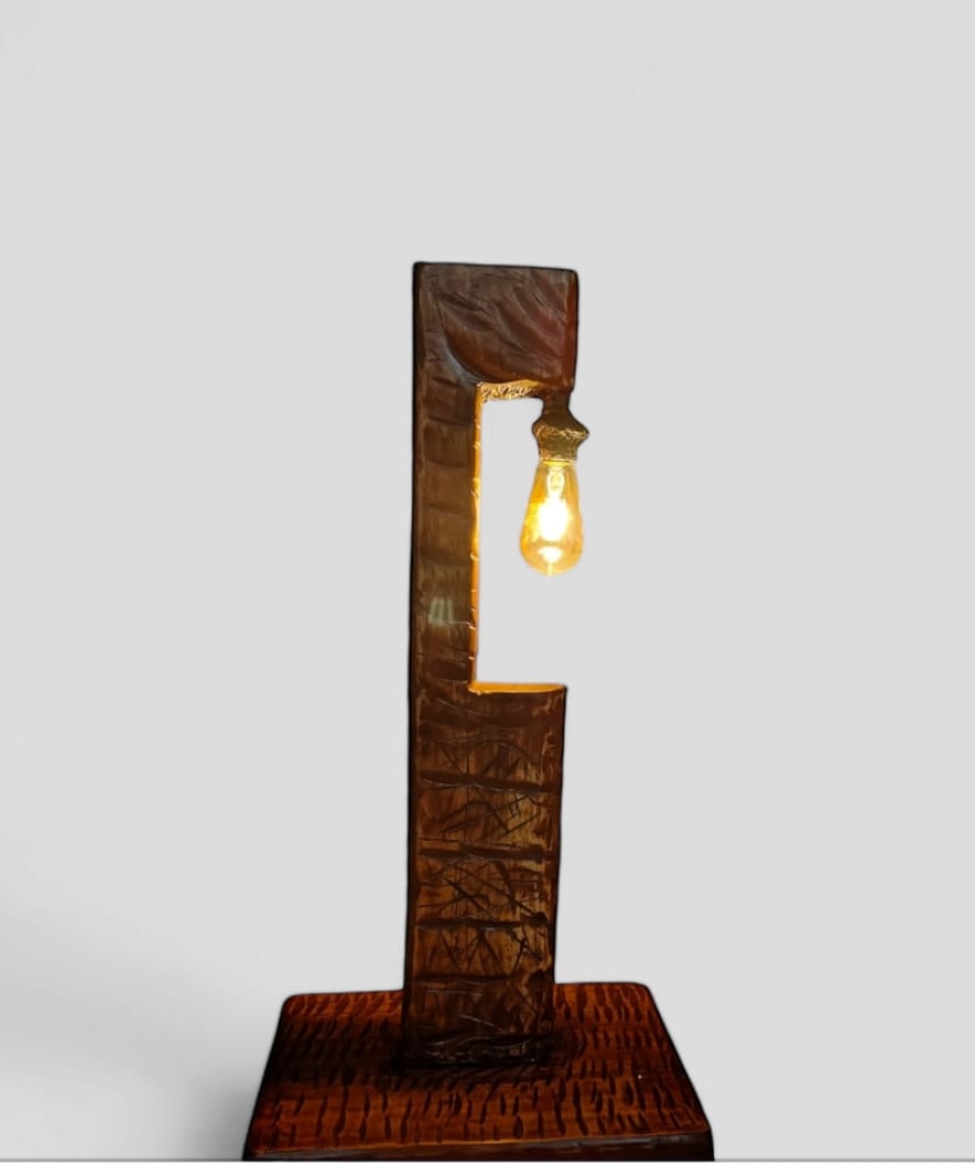 Teak wood Lamp