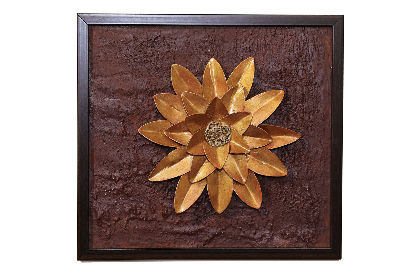 3D Metal Flower Wall Art