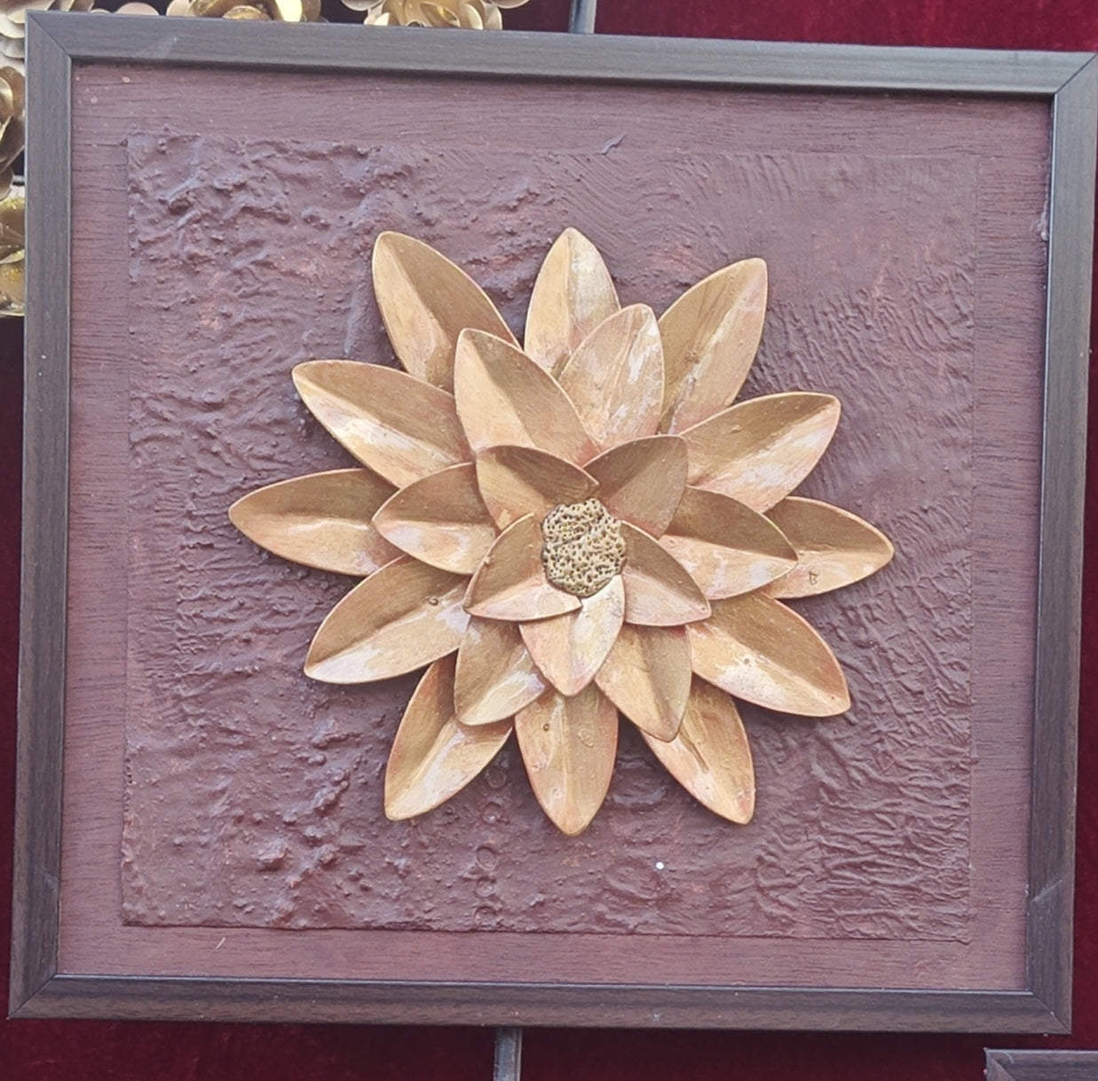 3D Metal Flower Wall Art