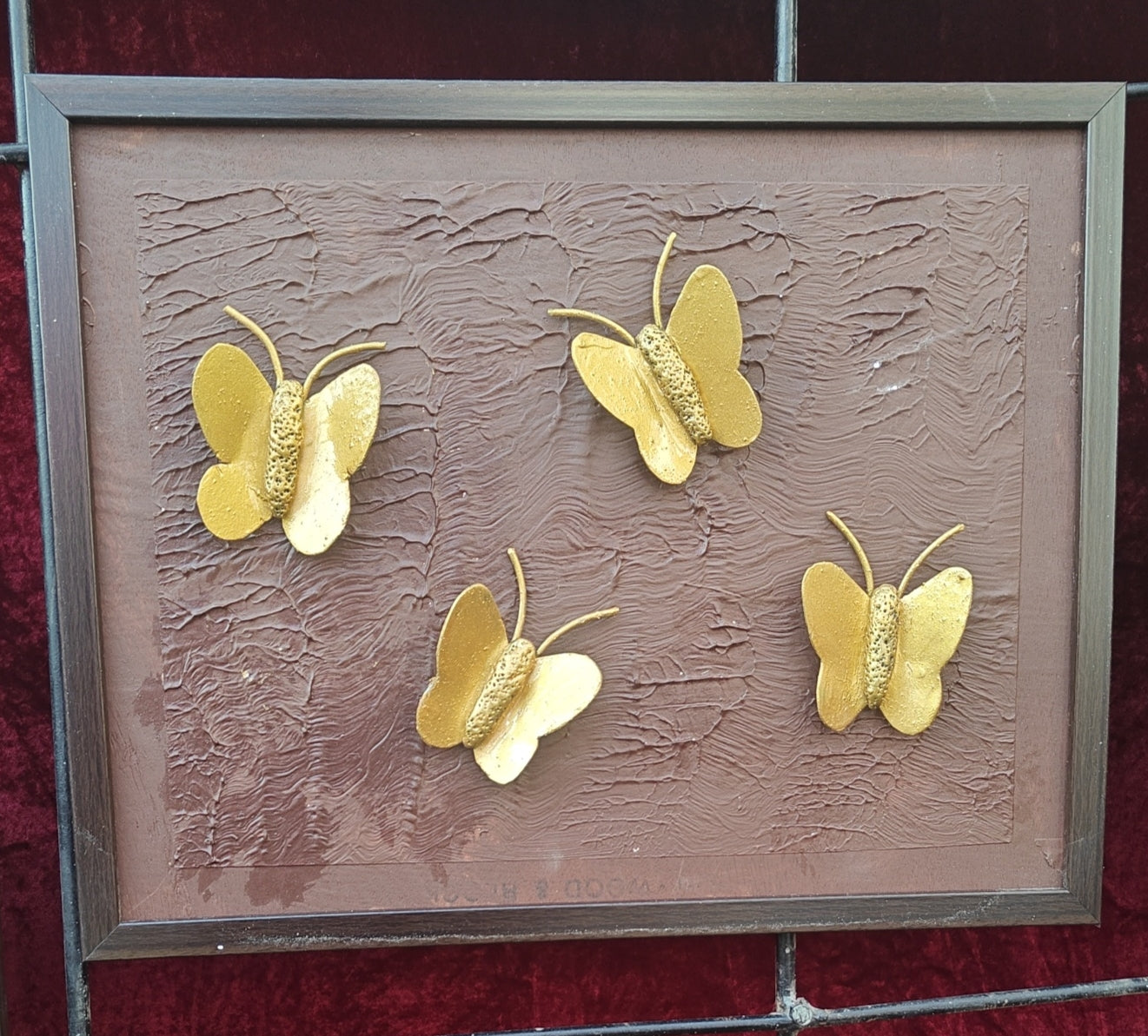 3D Metal Butterflies Wall Art