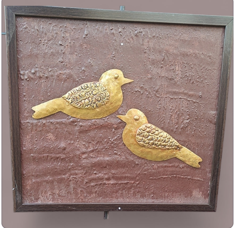 3D Metal Bird Wall Art