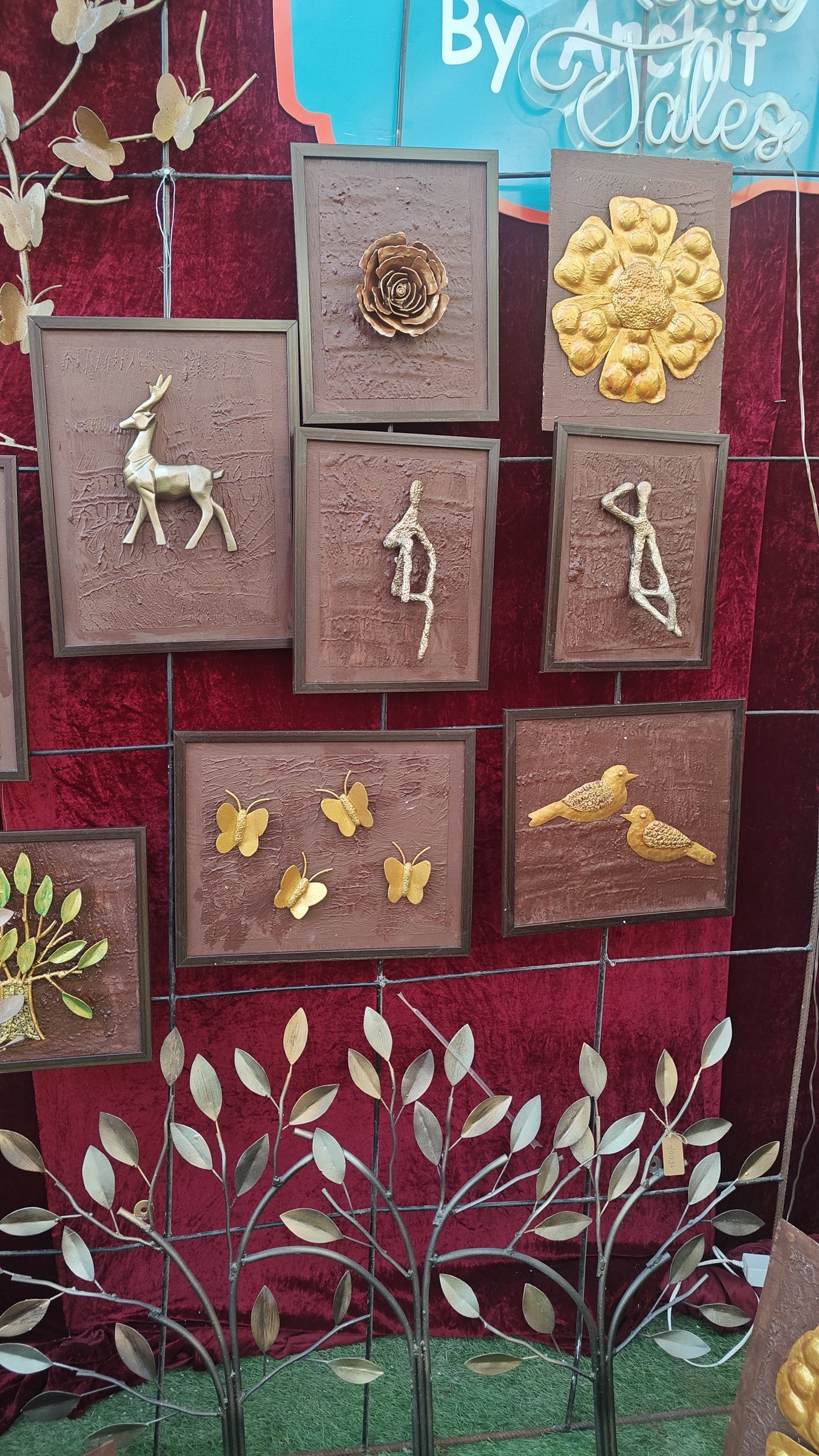 3D Metal Bird Wall Art